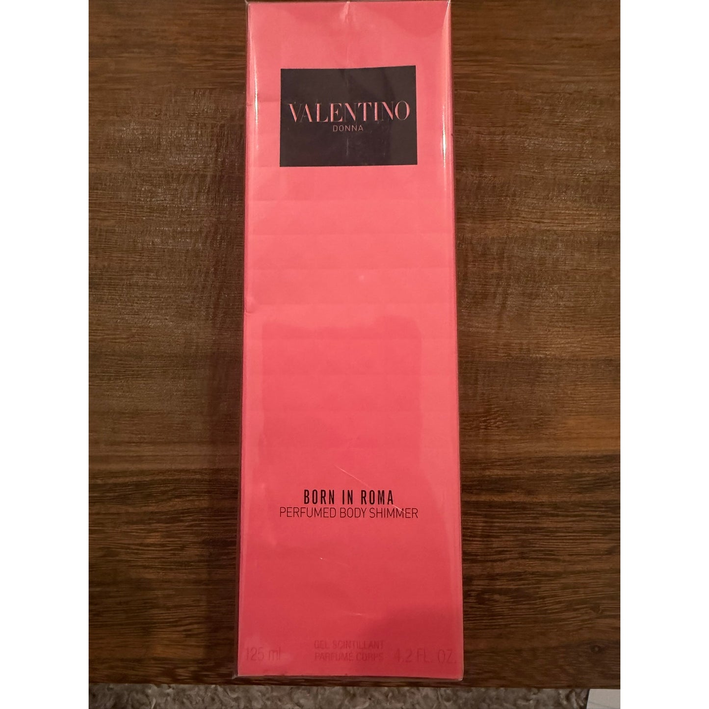 Valentino Born in Roma Perfumed Body Shimmer Gel 4.2 oz Luxury Glow Lotion MSRP $65