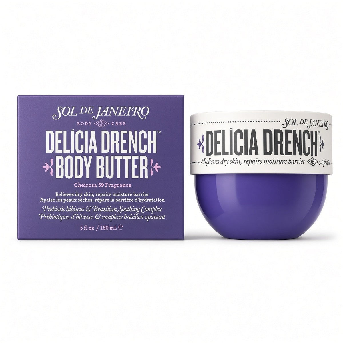 $36 | Sol de Janeiro Delícia Drench Body Butter Size: 5 fl oz / 150 ml