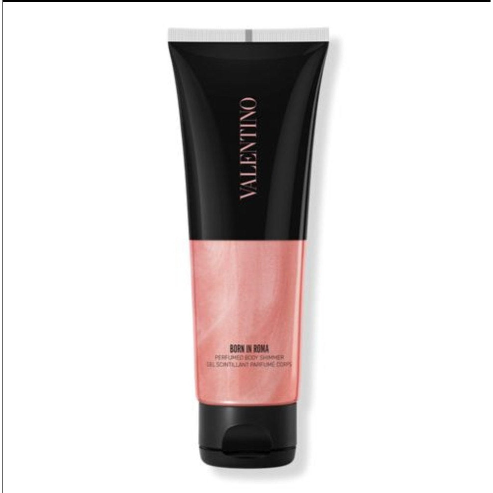 Valentino Born in Roma Perfumed Body Shimmer Gel 4.2 oz Luxury Glow Lotion MSRP $65