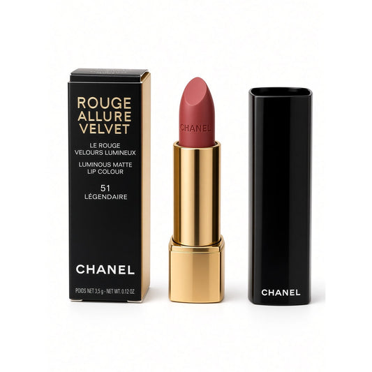 $53 | Chanel Rouge Allure Velvet Luminous Matte Lip Colour – 51 Légendaire 3.5 g / 0.12 oz