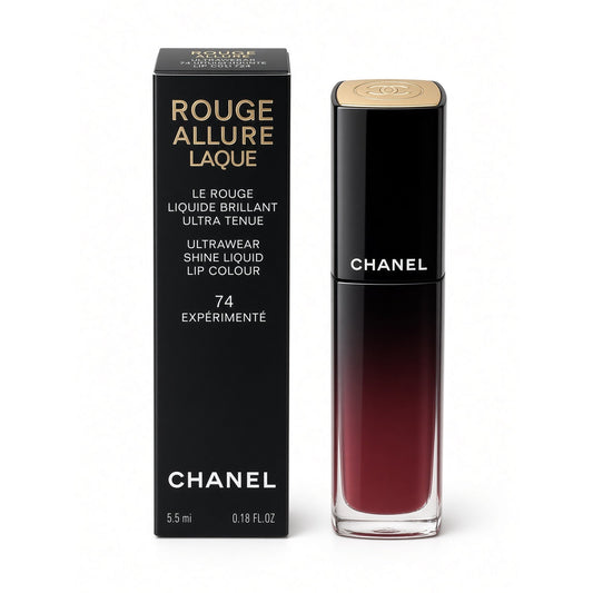 $45 | Chanel Rouge Allure Laque Ultrawear Shine Liquid Lip Colour – 74 Expérimenté 5.5 ml / 0.18 fl oz